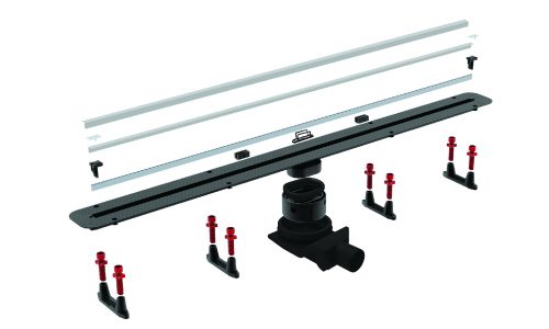 Линейный трап PESTAN Confluo Slim Line 950 мм, нержавеющая сталь, треугольная декоративная вставка